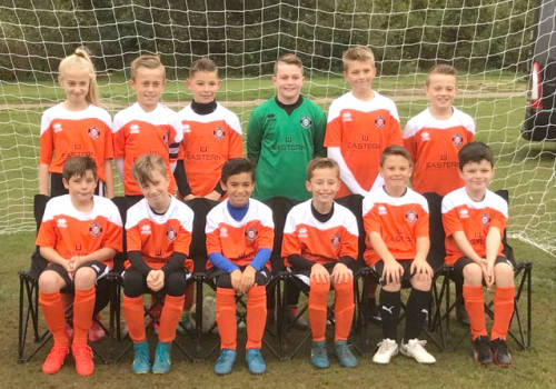 A new kit for Bury Town FC Under 11's
